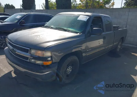 2002 Chevrolet Silverado 1500 Lt из США, поврежденный, VIN 2GCEC19T121118422